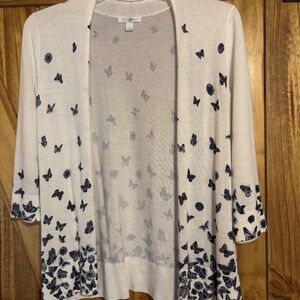 Sweater with butterflies